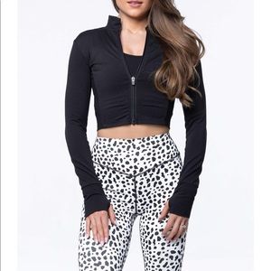 Balance athletica crop jacket- never worn